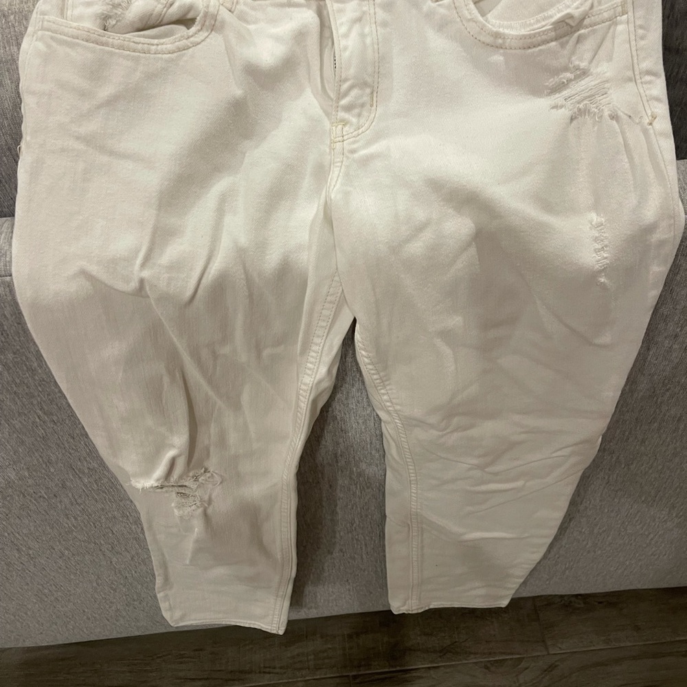 Hollister white jeans